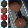 Auto Logo Door Slot Pad Cup Holder Mats Car Accessories Leather Nonslip For Opel Astra C G H Insignia J K Zafira B Corsa Vectra C Corsa C