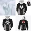 Ond Beboer Umbrella Corporation Hettegenser Cosplay Jakke Genser 3D Kåpe Trykk