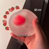 Pink Maltose Squishy Toy Cute hi Anti Stress Fidget Toy Soft Simulated Pink Transparent Ball Quick-rebound Decompression Toy
