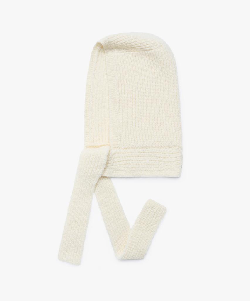 38COMEONCOMMON Alpaca Blend Balaclava Muffler (Ivory)