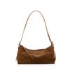Borsa a tracolla da donna in pelle scamosciata portatile da pendolarismo da donna nuova borsa a spalla di nicchia borsa da sottoascellare