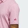Adidas Go-To Striped Golf Polo Shirt Men Tops Rock-Pink HR7973