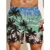 Coconut Tree 3D Print Sports Quick-Dry Breathable Men Kid Outdoor Street Casual Vacation Comfort Parent-child Short Beach Pants