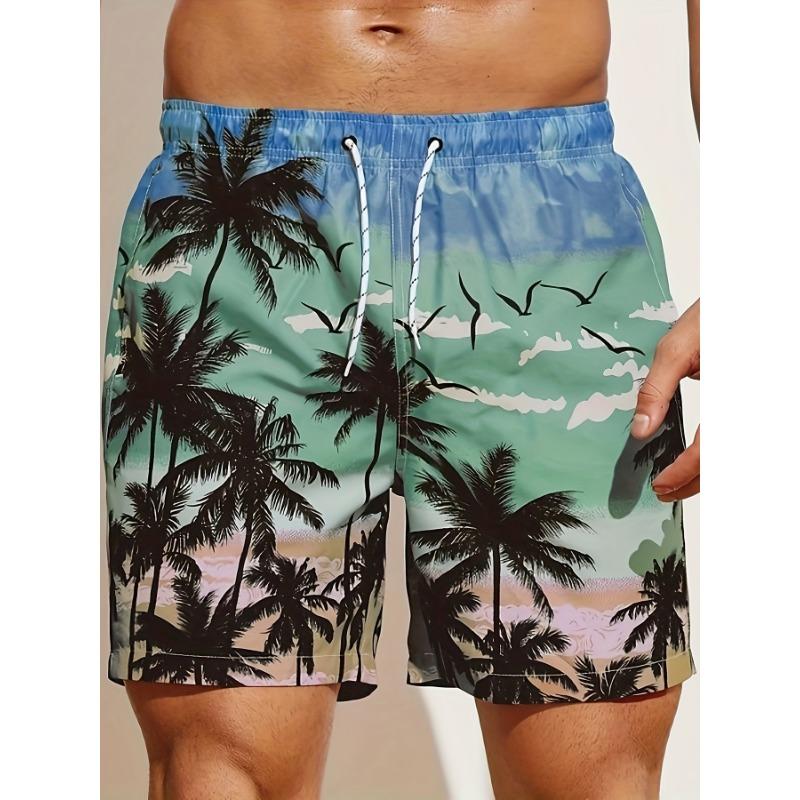 Coconut Tree 3D Print Sports Quick-Dry Breathable Men Kid Outdoor Street Casual Vacation Comfort Parent-child Short Beach Pants