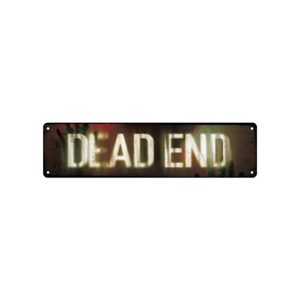 Vintage Horror Movie Road Metal Sign Perfect Wall Art for Home, Restaurant, Bar, Cafe, Garage Water-Proof And Dust-Proof