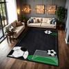 Football Game Patterned Rug Allseason Carpet For Bathroom Kitchen Home Decor New Year Gift