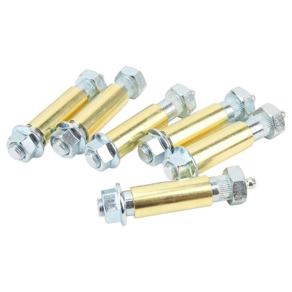 Heavy Duty Shackle Upgrade Kit with Bronze Bushings Tandem Axle RV Trailer Suspensions for CRE3000 with 2.25in Shackles