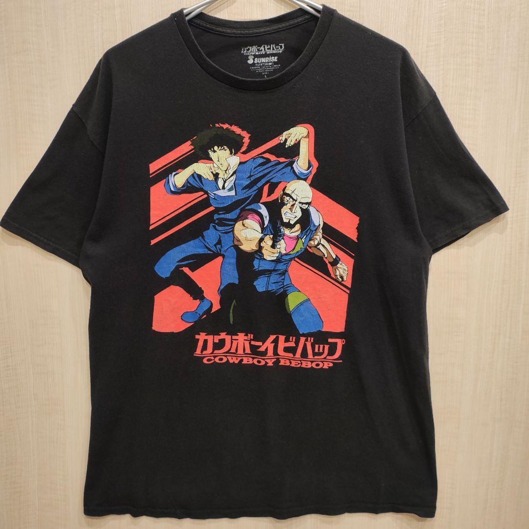 

[USED] Official Cowboy Bebop Spike Jet Anime Black T-Shirt, Size L