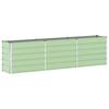 Planter Box Pastel Green 290 X 90 X 77 Cm Galvanized Steel