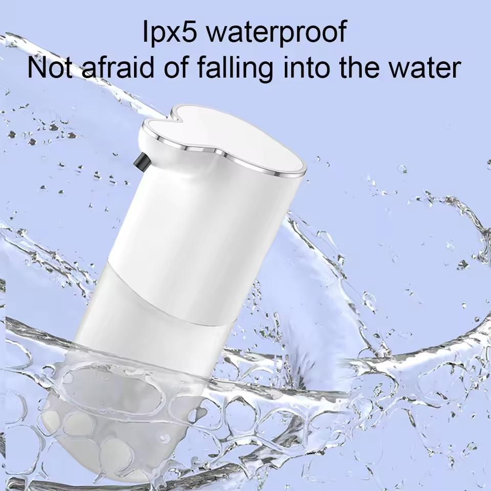 400ml Automatic Foam Soap Dispenser Contactless Sensor Foam Rechargeable Large Capacity Smart Dispenser with Adjustable Switch