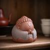 Mini Buddha Figurine Tea Pet Yixing Clay Cute Guanyin Statue Home Desk Decor for Zen Tea Lover