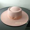 Fedora Hat for Women Men Flat Top Concave Design Autumn Winter Bow Tie Jazz Hat Colorful Unisex Fedora Wide Brim Hat Panama 2022