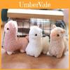 Cute And Lovely Alpaca Plush Keychain Stuffed With Soft Pp Cotton In Various Colors