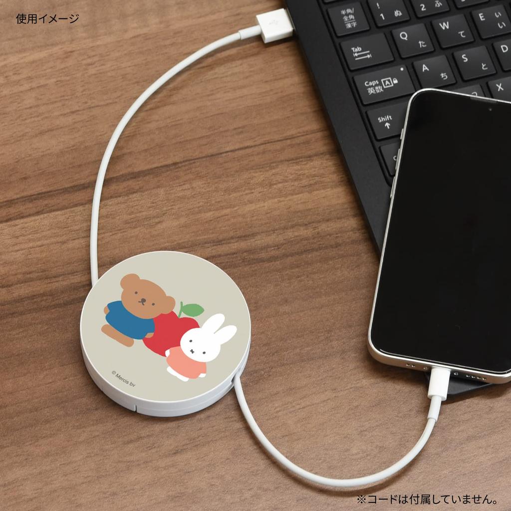 Gourmandise Miffy and Boris Cord Reel Case Miffy and Boris MF-332A