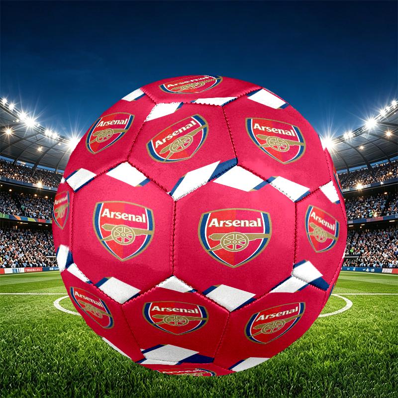 Pallone da Calcio Arsenal F.C. Misura 5, Calcio in PU Resistente all'Usura per Partite, Allenamenti e Pratica Quotidiana, Regalo di Compleanno per Appassionati di Calcio