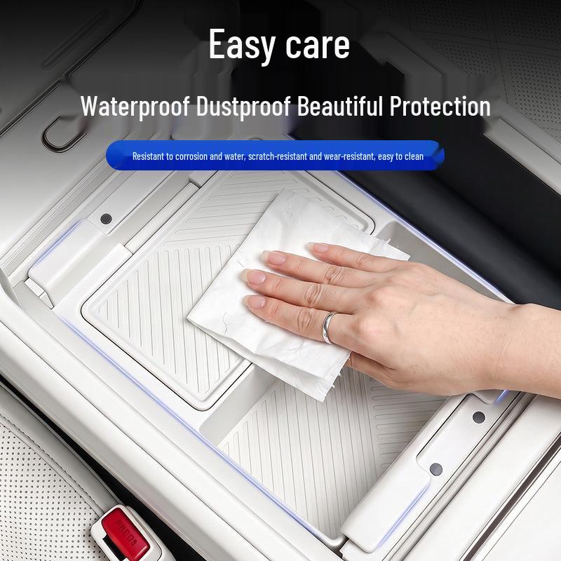 Silicone Armrest Box Storage for Li Auto L8/L9: Center Console Organizer & Car Interior Decor - Fits 26 Models