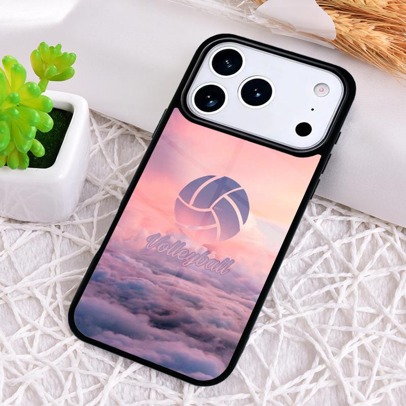 Volleyball Sport Shockproof Phone Case for iPhone 17 Air 16e 15 11 12 14 13 Pro Max Cover Coque