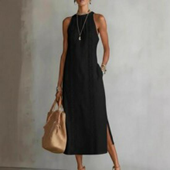 2026 Spring Arrival: European & American Street Style V-neck Irregular Skirt Slim Fit Women's Dress