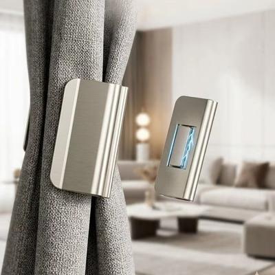 Starker magnetischer Halt Magnetische Gardinenclips Magnetische Verdunklungsklips Fenstervorhanghalter Schlafzimmer
