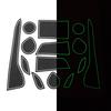 14Pcs Groove Mats Car Non-slip Door Gate Slot Pad Cup Mat for Toyota C-HR CHR C HR 2016 2017 2018 2019 2020 Accessories