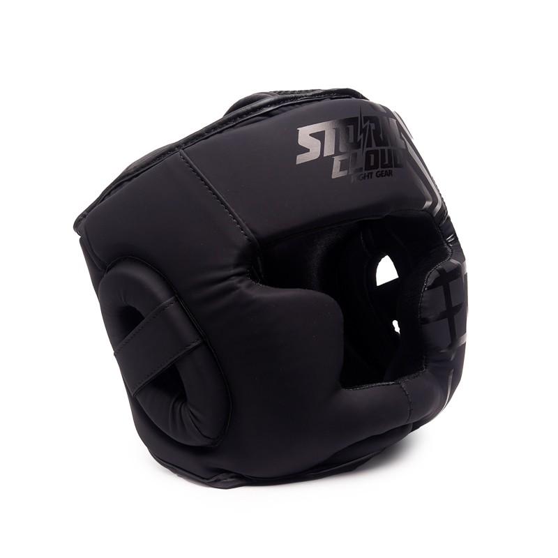Stormcloud Lynx Boxing Helmet Black/Black S/M