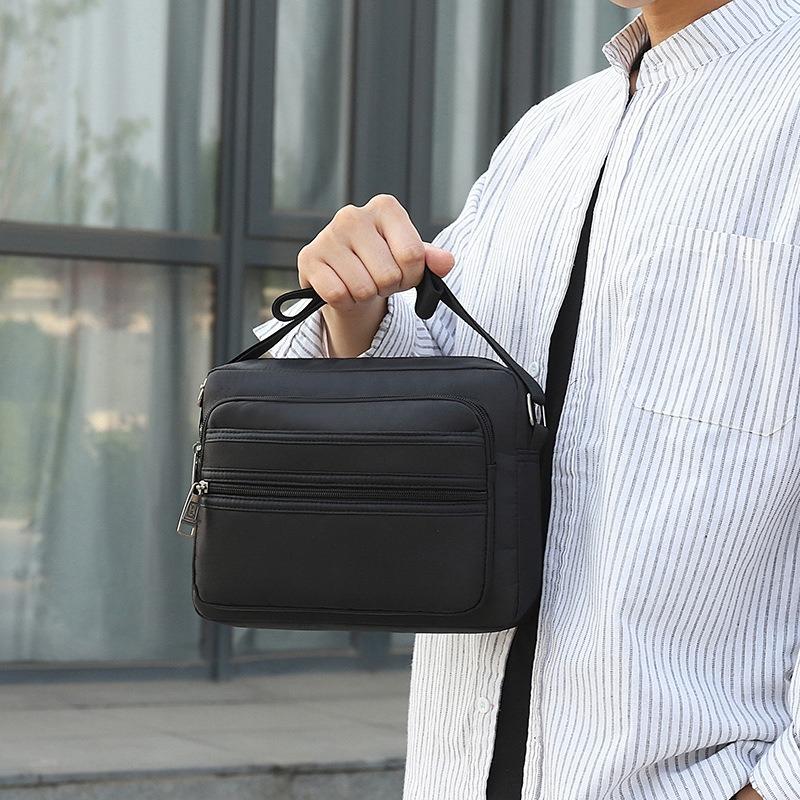 1Pc New Casual Shoulder Bag, Do Business, Collect Money, Messenger Bag, Men's and Women's Multi-layer Cashier Bag, Casual Large-capacity Travel Bag