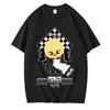 Divertente Maglietta Kpop Stray Cartone Animato Fresca da Uomo Girocollo Casual Unisex Streetwear Moda Anime Maglietta Camisetas Ropa Hombre