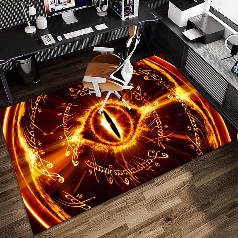 Middle-earth Map Adventure The Lord Office Rug Chair Mat, Game Carpet, Suitable for Front Door, Bedroom, Living Room, Desk, Holiday Gift