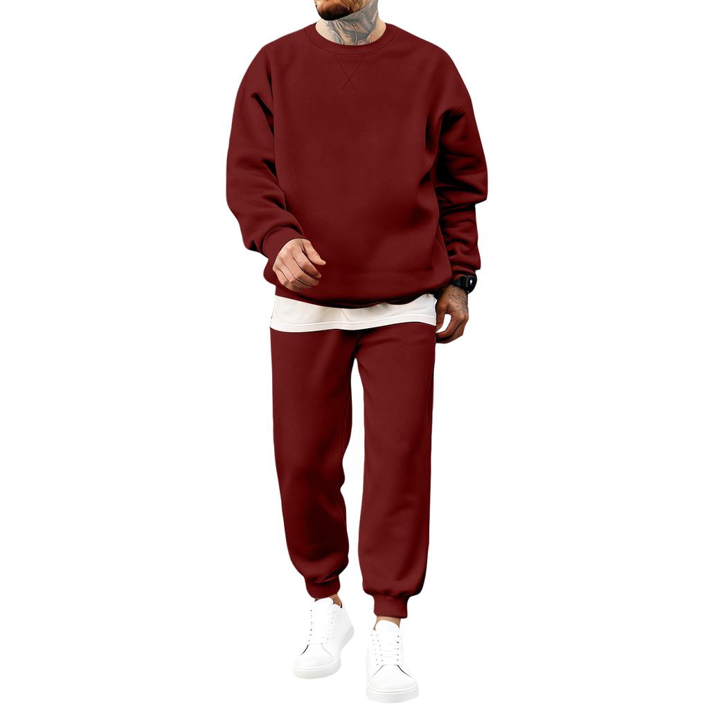 Men's Sweatshirts Sweatshirts And Jogging Pants Track Pants Fleece Tracksuit Sets