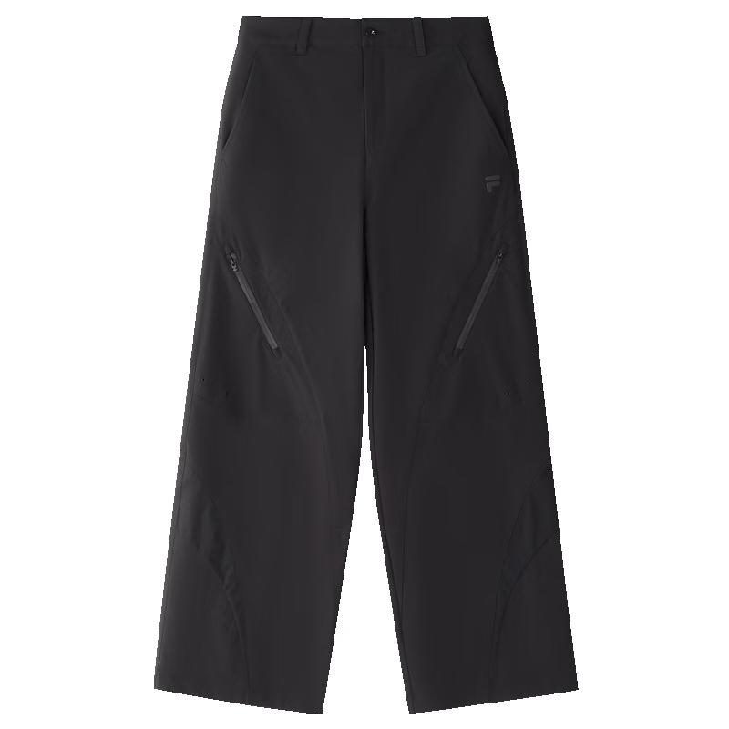 Женские спортивные брюки-карго свободного кроя FILA FUSION S чёрный