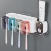 LIEI No-Drill Wall-Mounted Toothbrush Holder