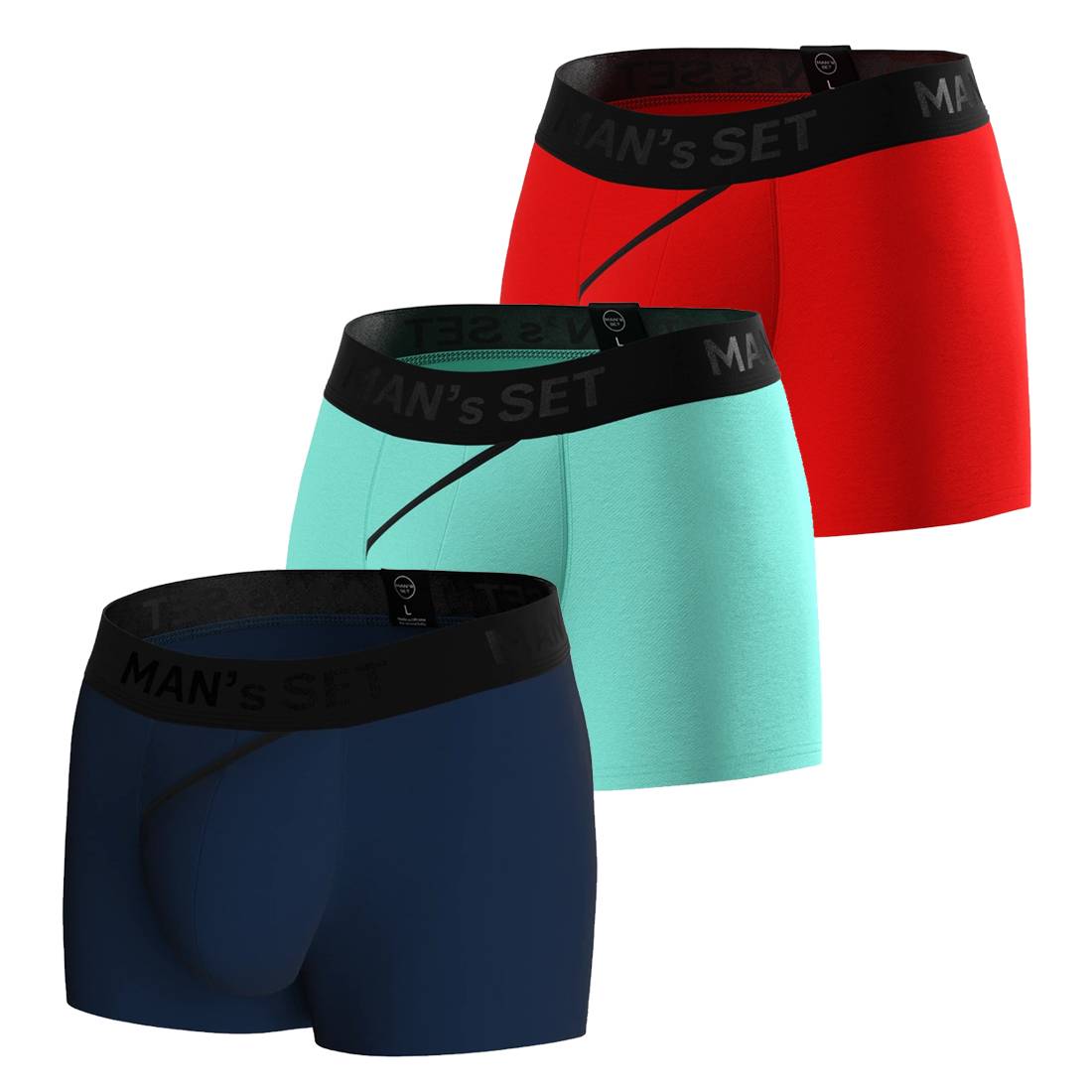 

Комплект мужских трусов MAN s SET Классика 2.0 S Разноцветный 3 шт (1151-2097) S різнокольорові кольору