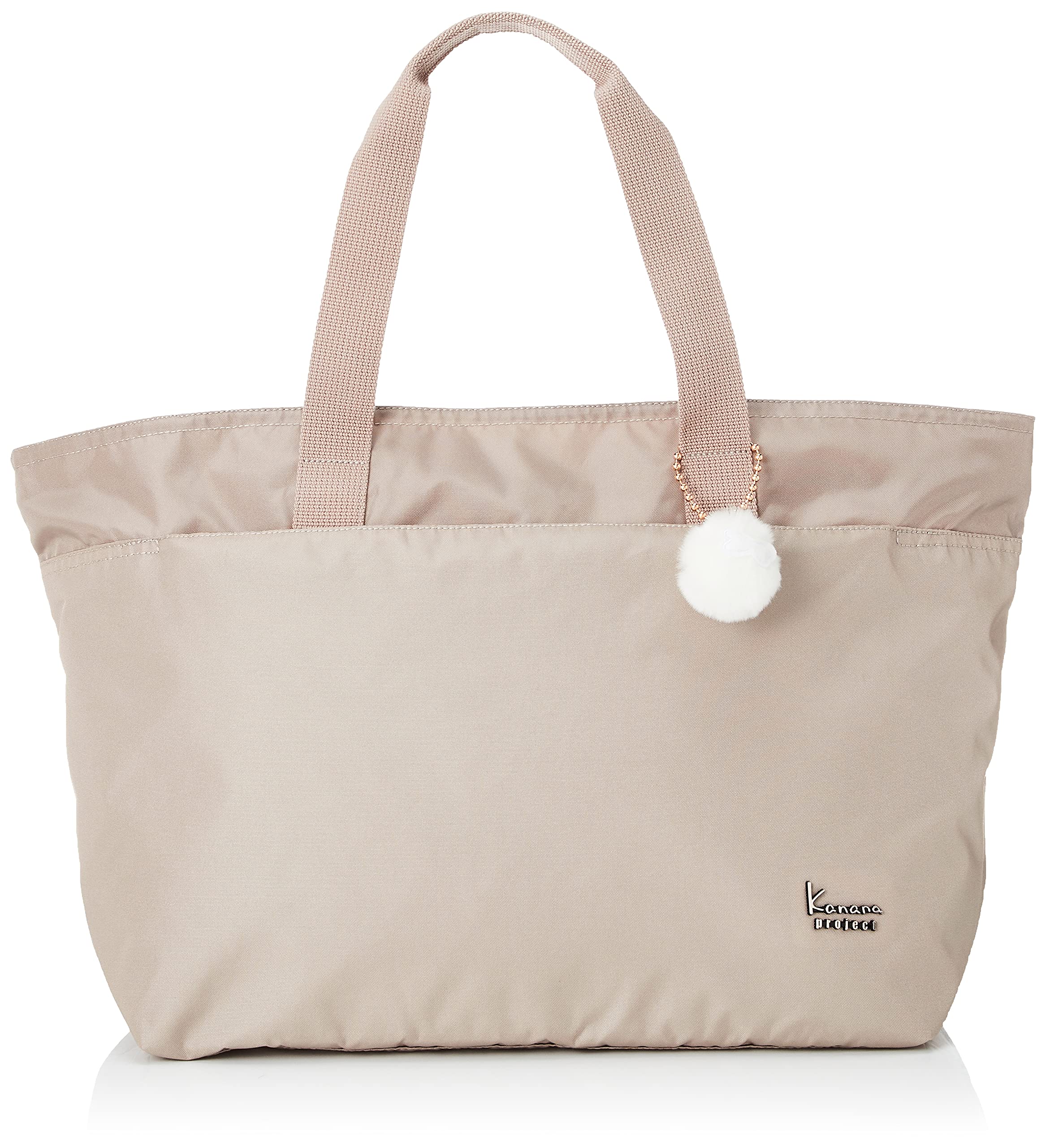 

Project Folding tote bag with antibacterial and antivirus pocket and shoulder bag L size Stroll 67216 Beige [Kanana Collection] Women s