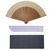 Large Folding Fan for Men and Women Japanese Pattern Folding Fan Unisex Perfect for Traditional Japanese Kabuki Fireworks Summer Summer Heat Gift Set