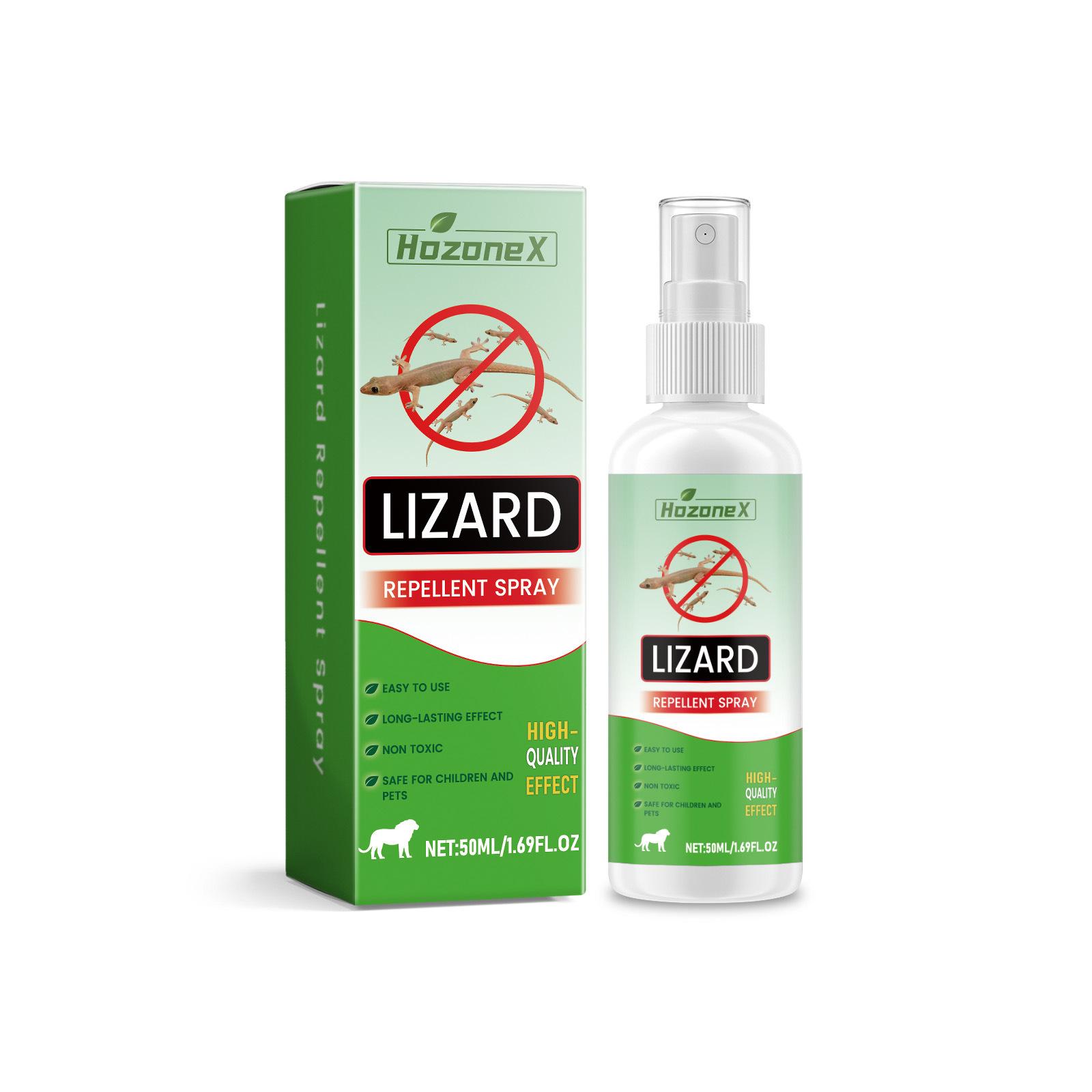 HOZONEX Portable Indoor Gecko Repellent Spray - Convenient Home Insect Solution Without Interference