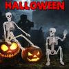 1-10 PZ 40CM Scheletro Umano in Plastica Realistico Modello Articolazioni Mobili In Piedi per Decorazione Prop di Halloween Casa Infestata Festa