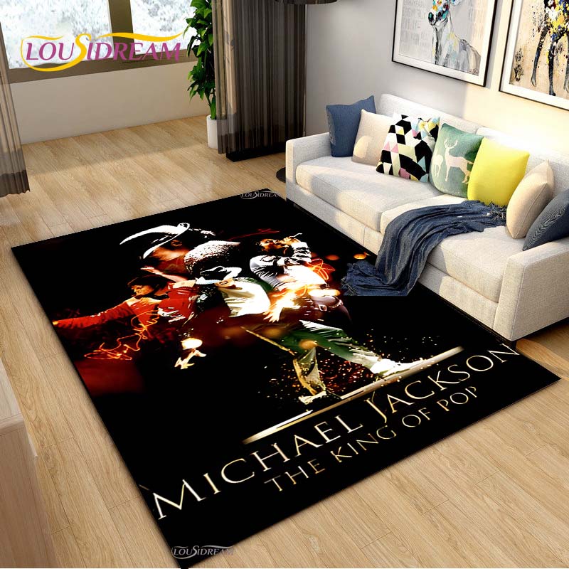 Michael J-Jackson Carpet for Living Room Sofa Table Bedroom Rugs Home decor Kitchen washroom Indoor Outdoor Non-slip floor Mats