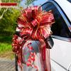 Wedding Car Decoration Set: Ribbons, Flowers, Mirror Arrangements, Double Happiness Stickers