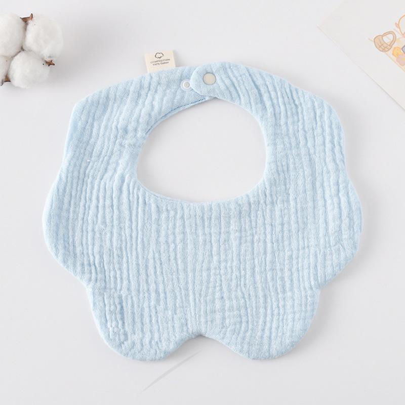 360-Degree Pure Cotton Petal Baby Drool Bib