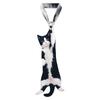 3D Cat Cat-shaped Unisex's Tie Animal Pattern Novelty Kitten Necktie Lifelike Satin Fabric Creative Neck Tie For Party Wedding