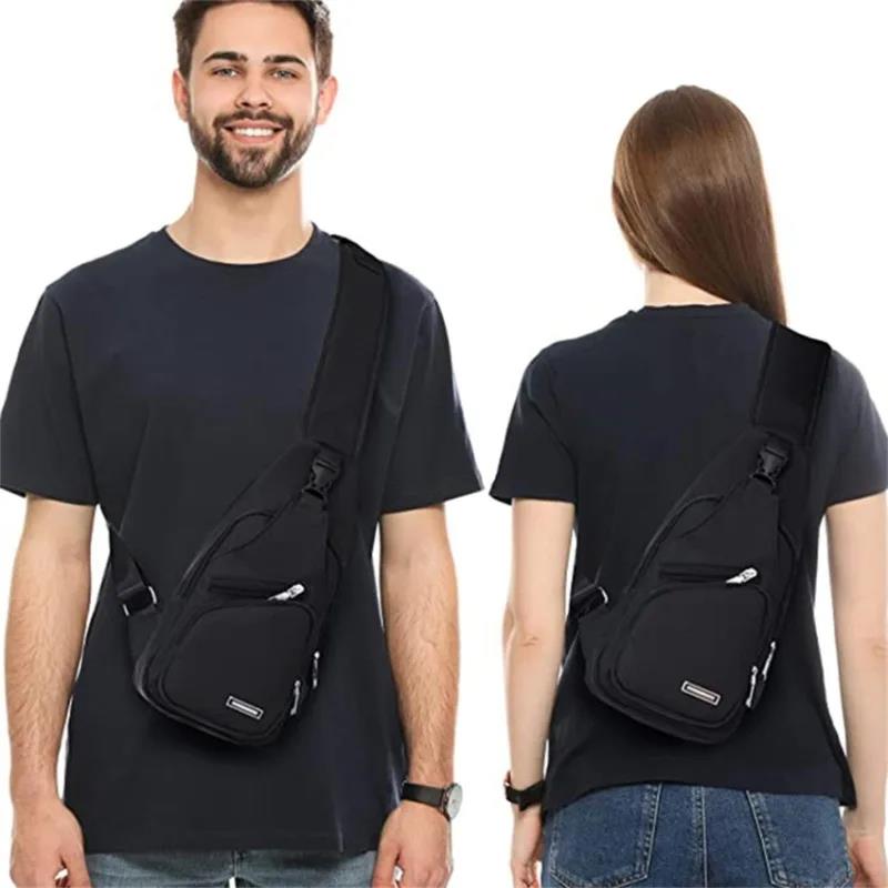 New Men Women Chest Bag Crossbody Shoulder Trend Outdoor Business Messenger
