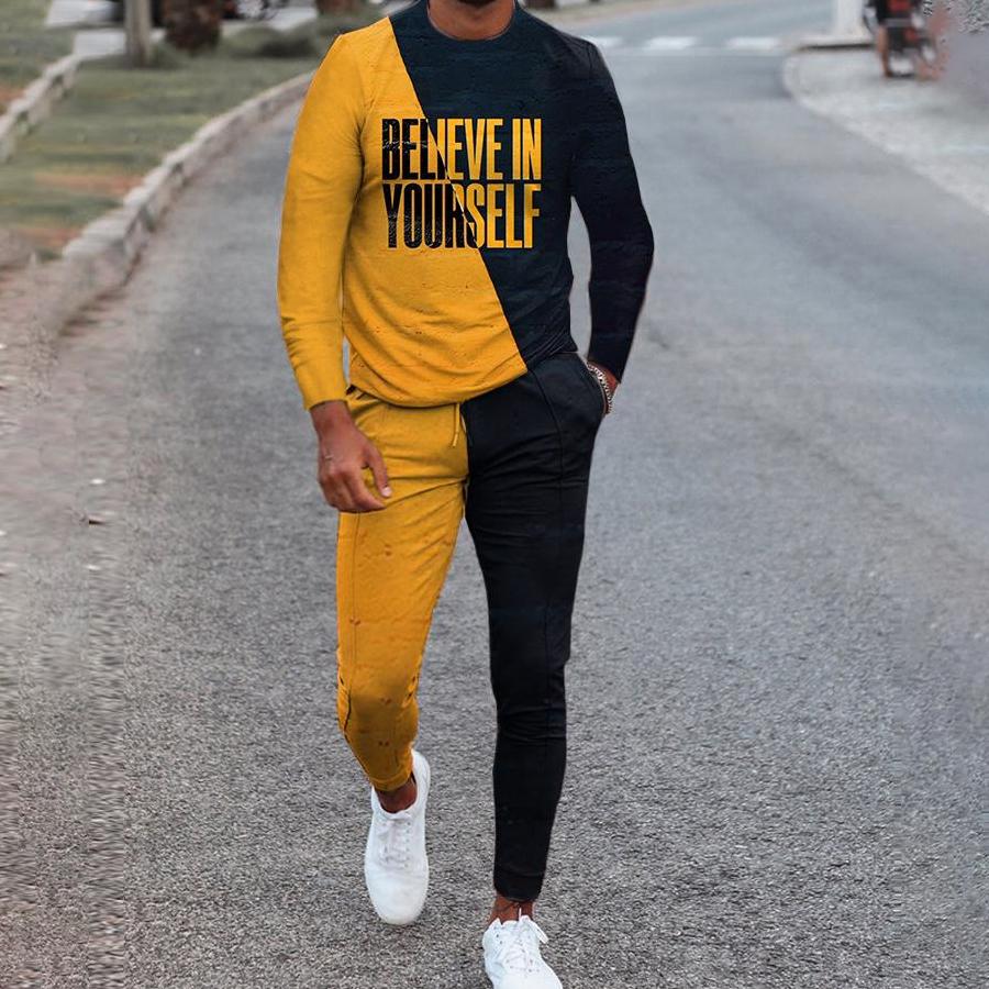 Men Trouser Sets For Male Sport T-Shirt Suit Casual Two Piece Oversize Suit Fashion 3D Print Loose Graphic T Shirts Clothes