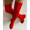 Chaussures Longues Respirantes, Bottes au-dessus du genou, Chaussures pour femmes, Bottines chaussettes à semelles épaisses fines