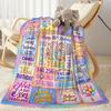Happy 16th Birthday Celebration Flannel Blanket-Soft and Suitable for Sofas,Beds,Offices,Travel,All Seasons,Great Gift for Holidays and Birthdays.