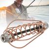 Feeder Metal Lure Fishing Portable Bait Cage Tackle Accessories With Weightcopper Colour 25g6pcs