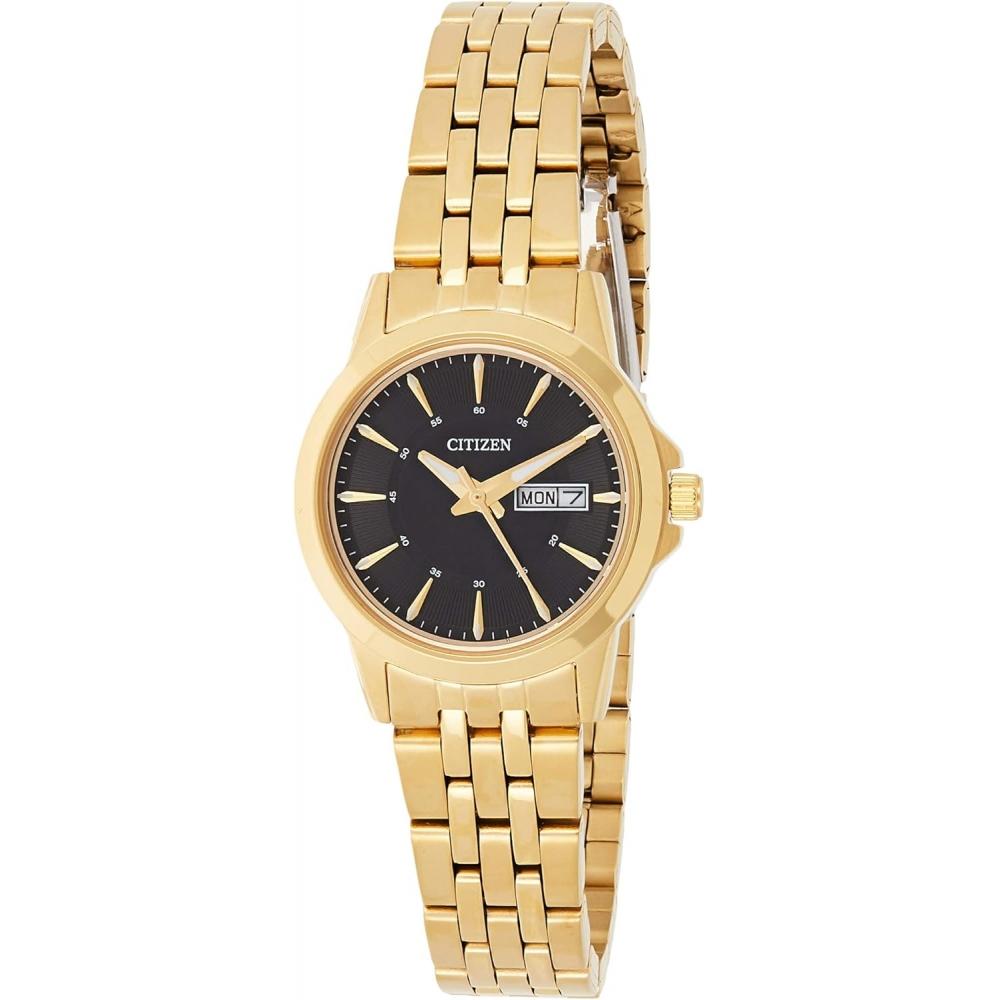 

Citizen Citizen Quartz Ladies Watch Eq0603 59e Black Gold [parallel Imported Product]