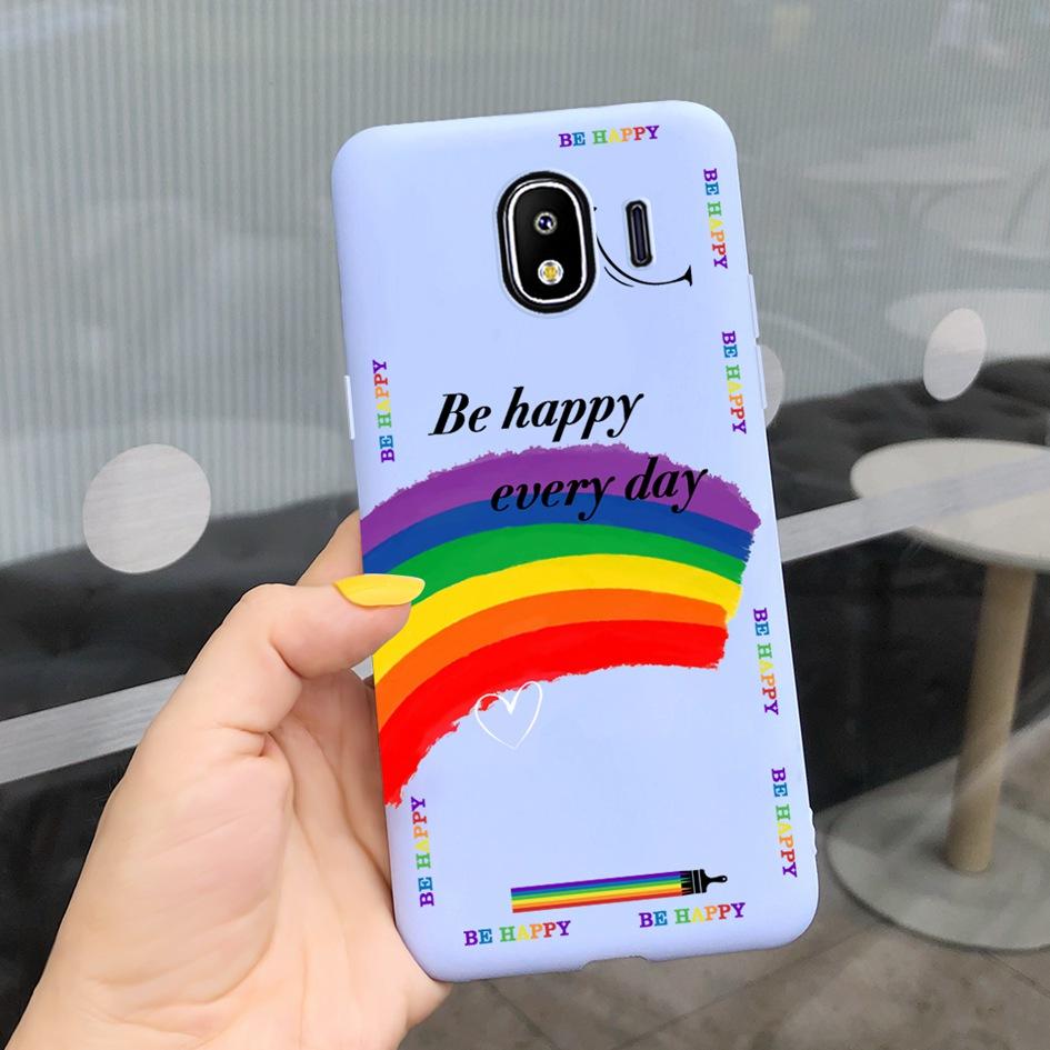For Samsung Galaxy J4 J6 2018 EU Case SM-J400F J600F Lovely Cartoon Protective Skin Cover For Samsung J4 2018 J 4 J 6 Soft Coque