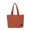 2024 Trendy Solid Color Large Quilted Shoulder Bag for Women - Simple Oxford Cloth Design