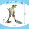 Frog Garden Statue Ornament Adorable Gift Animal Figurine Sculpture for Bookshelf Living Room