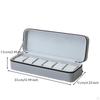 Watch Organizer with Fastener Zippered Leatherette for Collectors